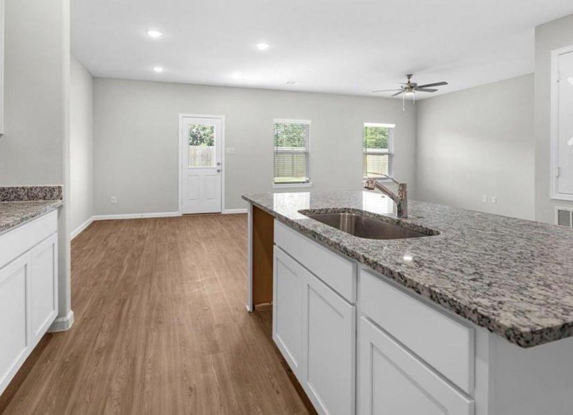 Furnished interior view inside a new home in Granger Pines, Conroe (Image 10). Furnished interior view inside a new home in Granger Pines, Conroe (Image 10).