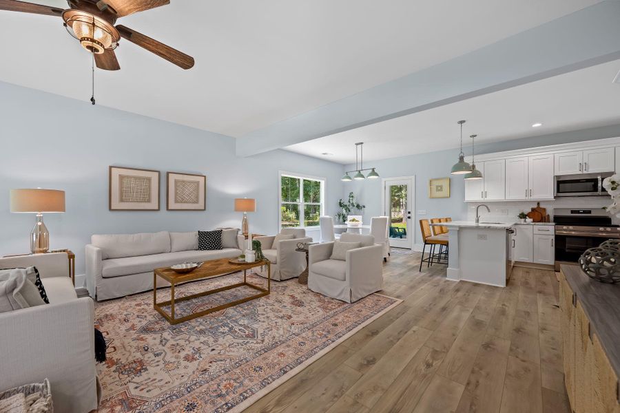 Furnished interior view inside a new home in , Johns Island (Image 14).