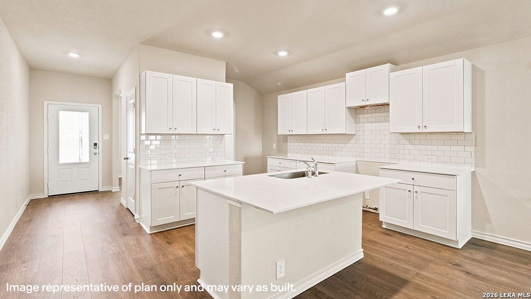 Furnished interior view inside a new home in Brookstone Creek, San Antonio (Image 7).