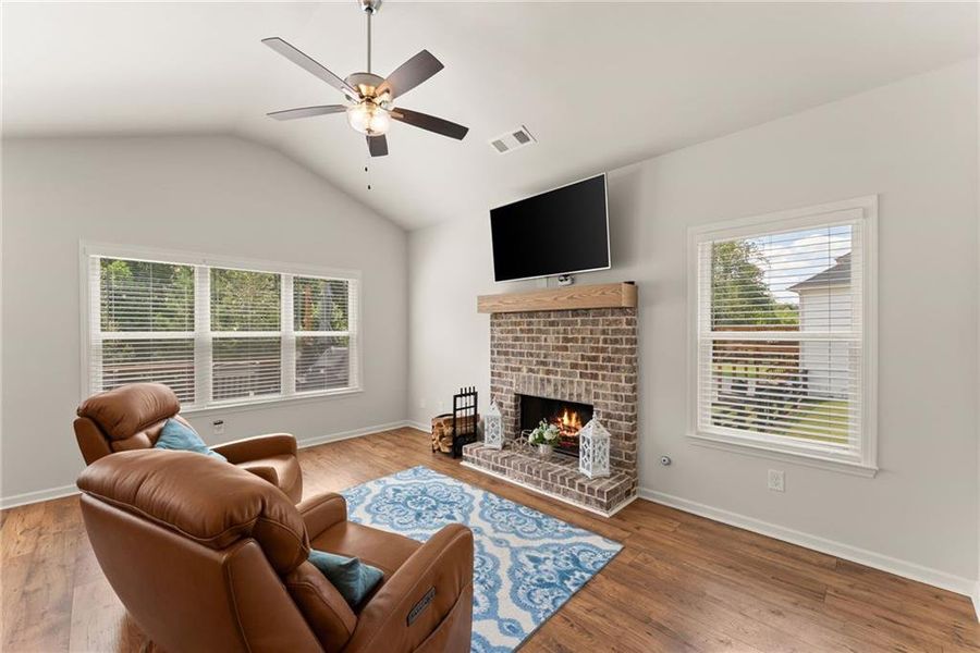 Furnished interior view inside a new home in , Dawsonville (Image 39).