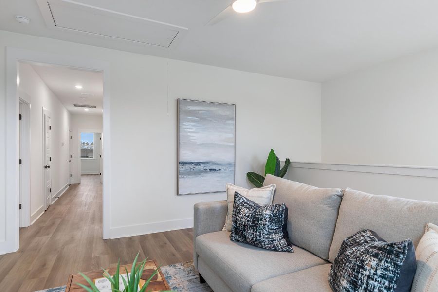 Furnished interior view inside a new home in , Summerville (Image 30).