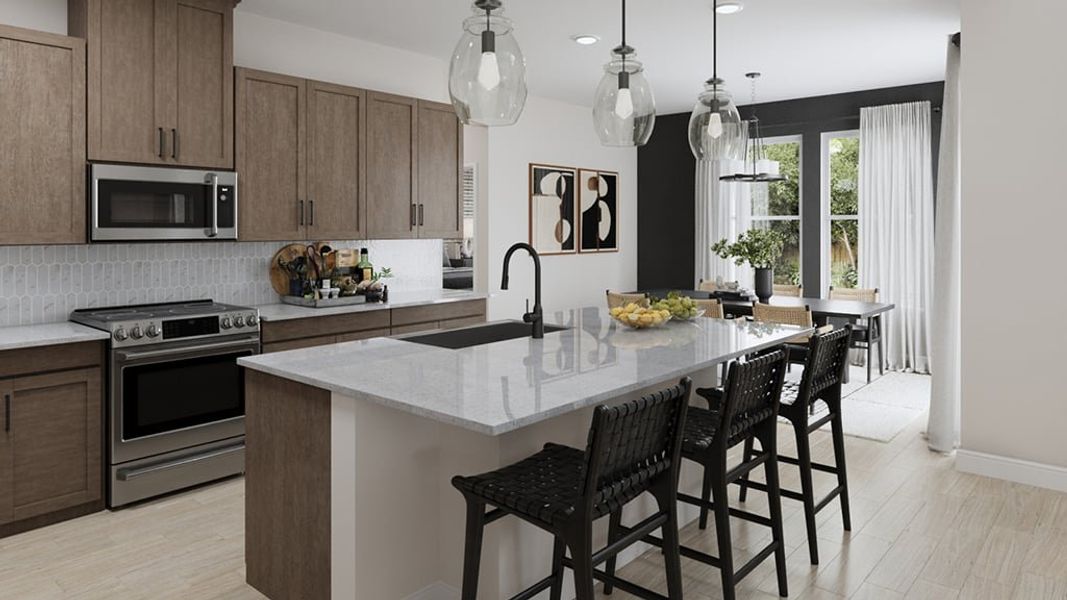 Representative furnished interior of a home built from the Nantucket by Taylor Morrison in Coasterra Community Group Page, Palmetto (Image 9).