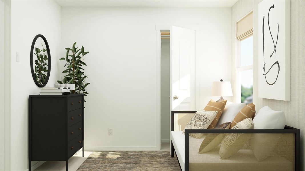 Furnished interior view inside a new home in Santa Fe Village, Cleveland (Image 14). Furnished interior view inside a new home in Santa Fe Village, Cleveland (Image 14).