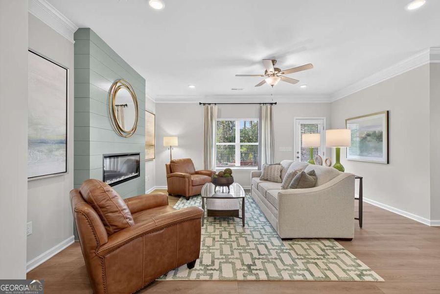 Furnished interior view inside a new home in Crescent Towns, Riverdale (Image 13).