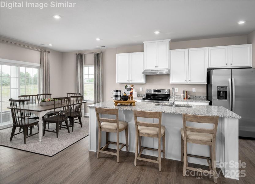 Never miss a moment — with the dining room just steps from the kitchen, you’ll stay part of the conversation while cooking, serving, and sharing meals. Never miss a moment — with the dining room just steps from the kitchen, you’ll stay part of the conversation while cooking, serving, and sharing meals.