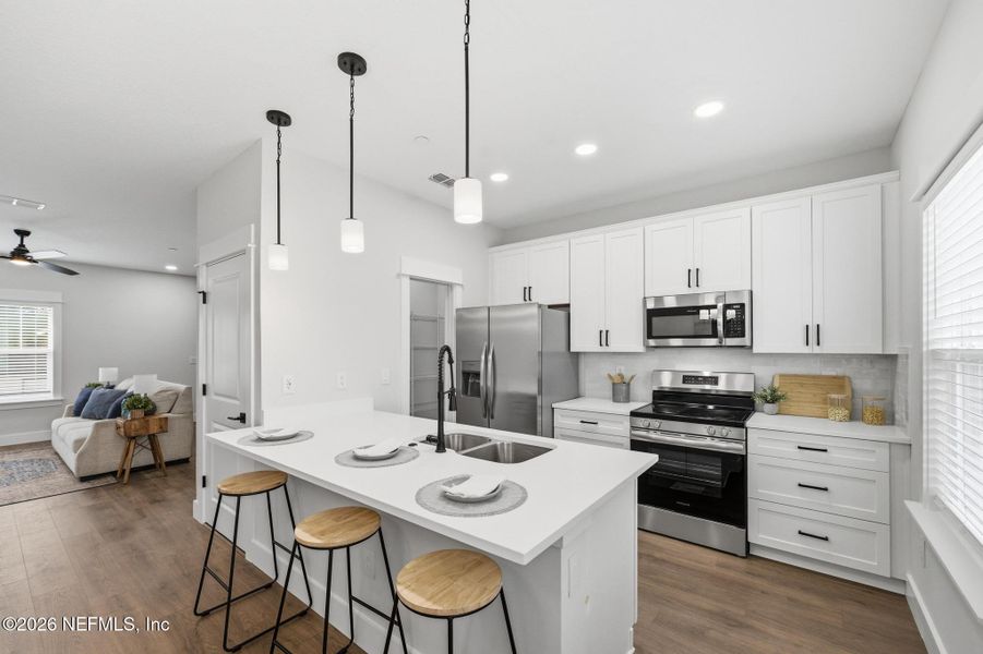 Furnished interior view inside a new home in , Jacksonville Beach (Image 15).