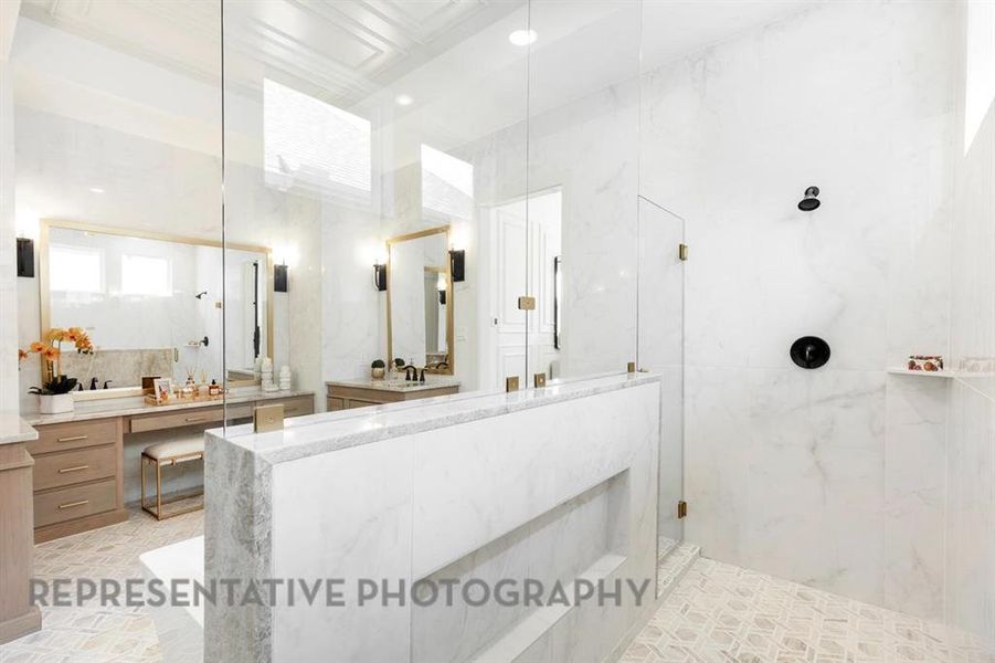 Furnished interior view inside a new home in Sandbrock Ranch: 70ft. lots, Aubrey (Image 10). Furnished interior view inside a new home in Sandbrock Ranch: 70ft. lots, Aubrey (Image 10).