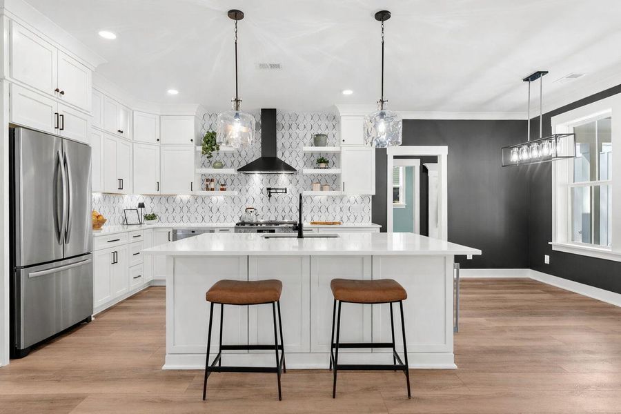 Furnished interior view inside a new home in , Summerville (Image 8).