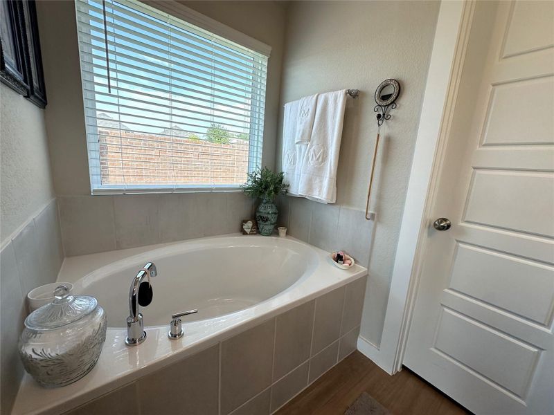 Furnished interior view inside a new home in Lone Star Landing, Montgomery (Image 8).