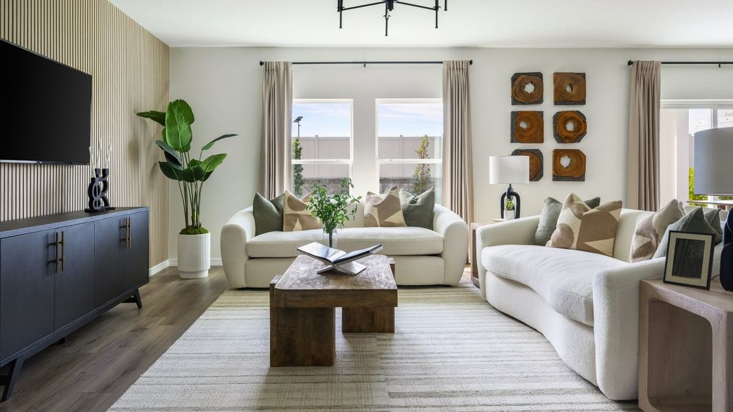 Representative furnished interior of a home built from the Azure by Casa Fresca Homes in Pasadena Woods, Dade City (Image 11).