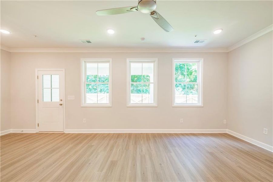 Spacious, unfurnished interior of a new home in River Walk Place, Lawrenceville (Image 23).