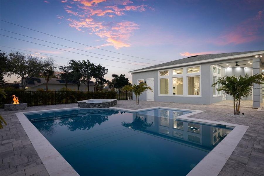 Exterior details and patio area of a home in , Palm Coast (Image 62). Exterior details and patio area of a home in , Palm Coast (Image 62).