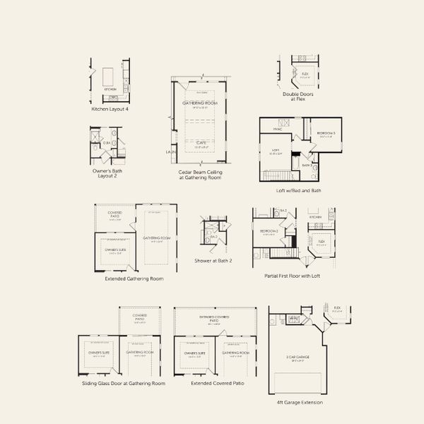 2D floor plan layout for the Contour by Del Webb in Sun City Texas, Georgetown, TX (Image 4). 2D floor plan layout for the Contour by Del Webb in Sun City Texas, Georgetown, TX (Image 4).