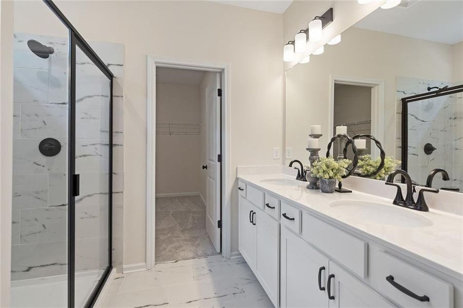 Furnished interior view inside a new home in Allen Manor, Hoschton (Image 11).