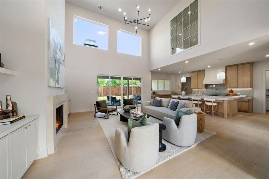 Furnished interior view inside a new home in , Dallas (Image 9).