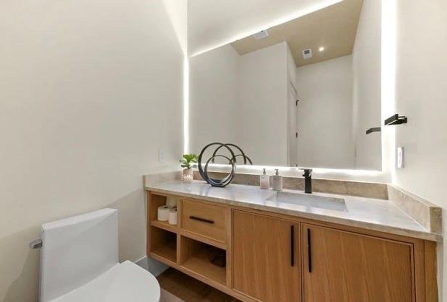 Furnished interior view inside a new home in , Brookhaven (Image 38).