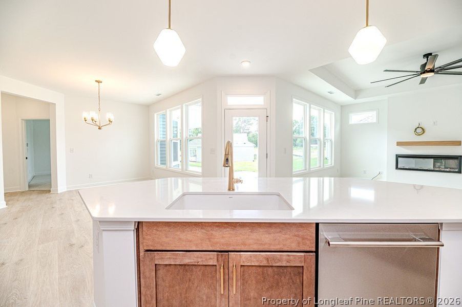 Furnished interior view inside a new home in The Cottages at 78 North, Sanford (Image 9). Furnished interior view inside a new home in The Cottages at 78 North, Sanford (Image 9).