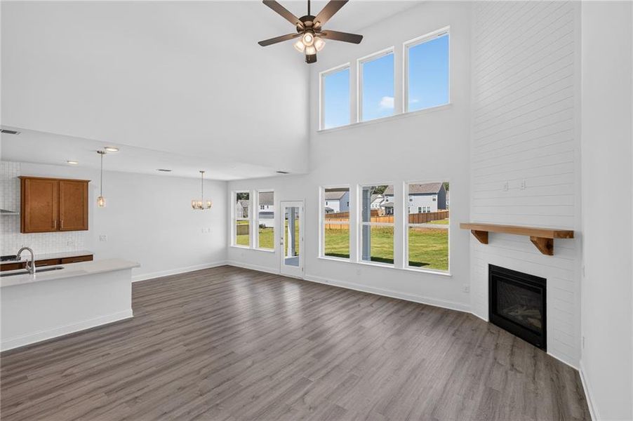 Spacious, unfurnished interior of a new home in Pickens Bluff, Hiram (Image 33). Spacious, unfurnished interior of a new home in Pickens Bluff, Hiram (Image 33).