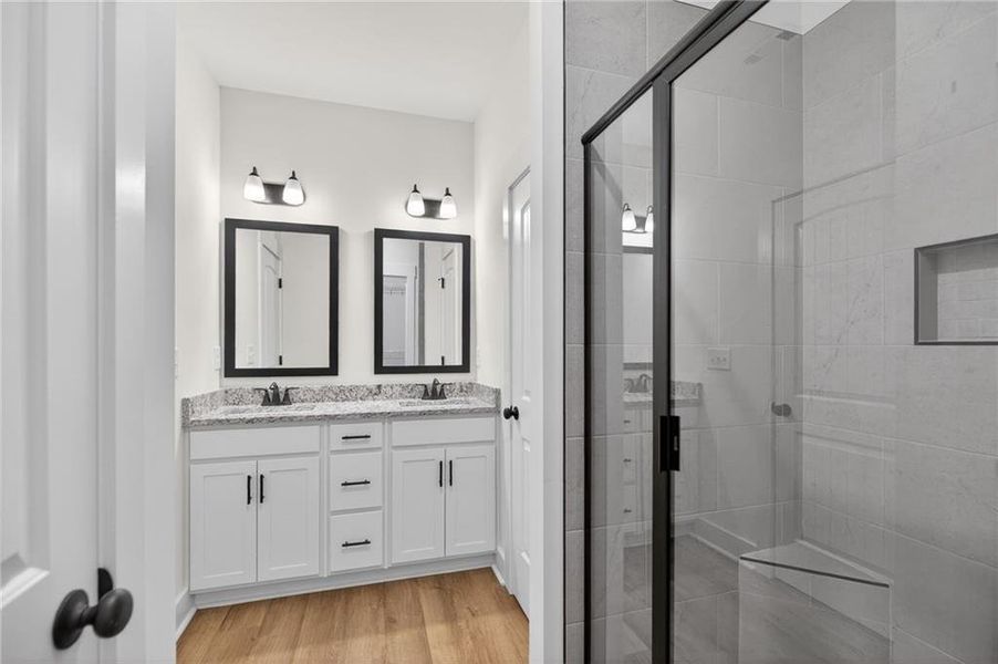 Furnished interior view inside a new home in , Rockmart (Image 8).