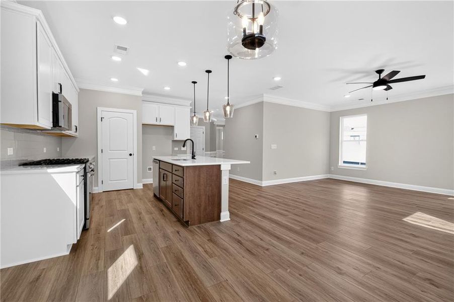 Spacious, unfurnished interior of a new home in Villas at Dawsonville, Dawsonville (Image 42). Spacious, unfurnished interior of a new home in Villas at Dawsonville, Dawsonville (Image 42).