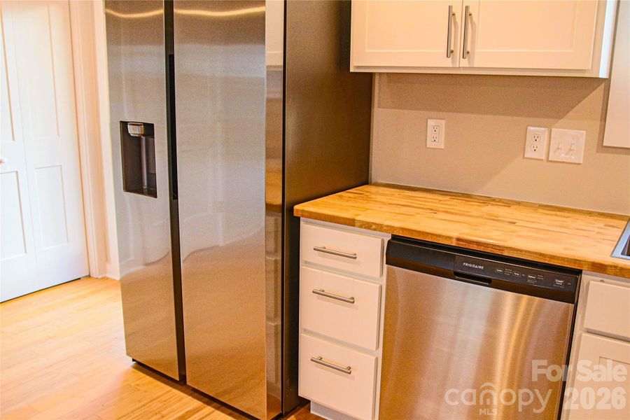 Close-up of interior finishes inside a home in , Asheville (Image 17).