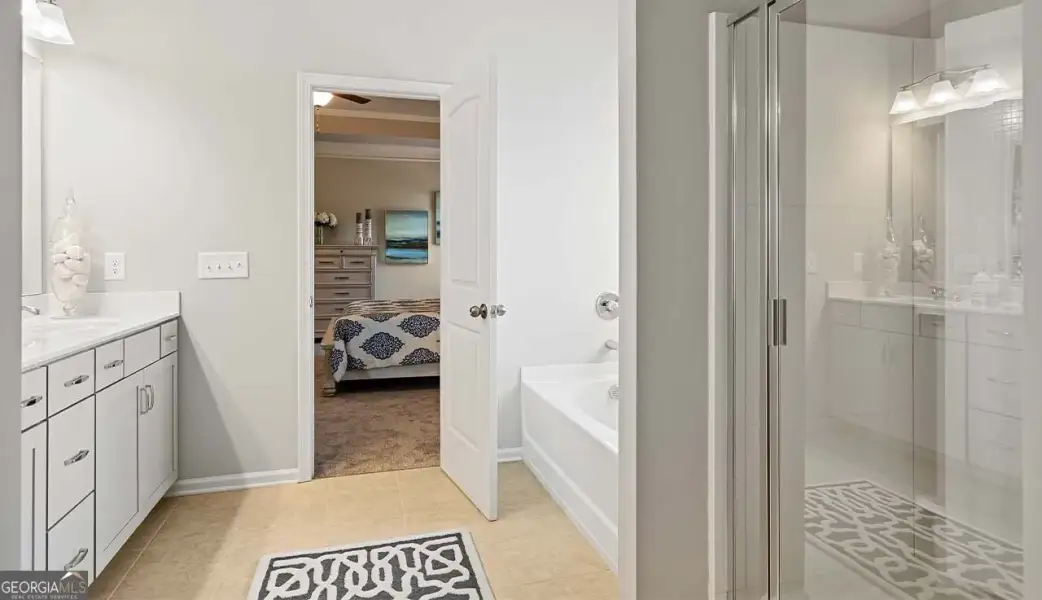 Furnished interior view inside a new home in Bryson Farms, Byron (Image 6).