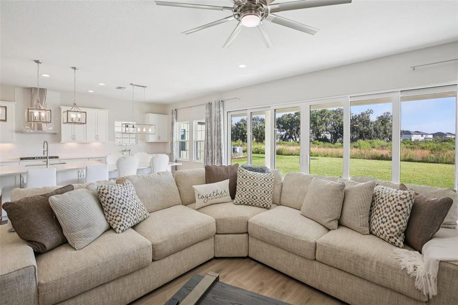 Furnished interior view inside a new home in Hawkstone, Lithia (Image 7). Furnished interior view inside a new home in Hawkstone, Lithia (Image 7).