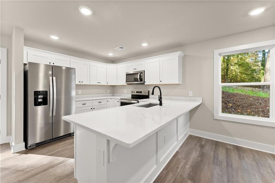 Furnished interior view inside a new home in , Gainesville (Image 9).