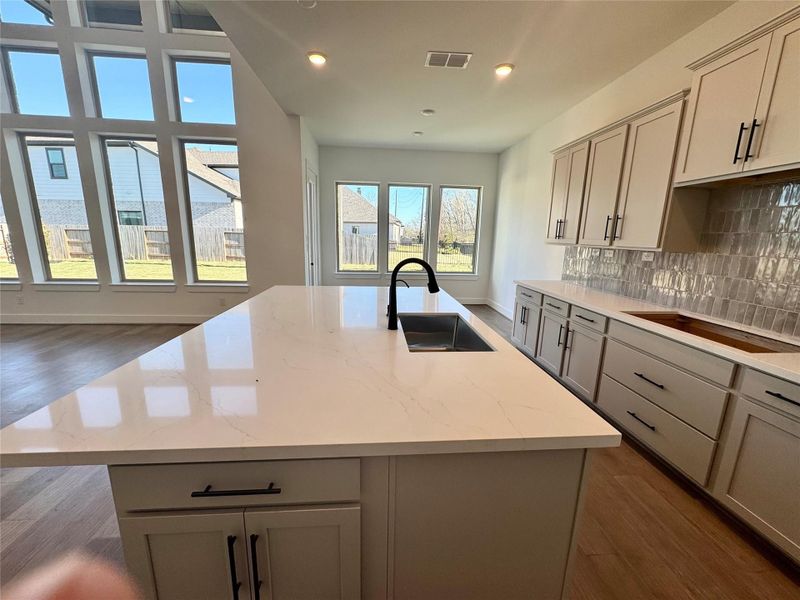 Open Floor plan - Chefs Kitchen and Breakfast room