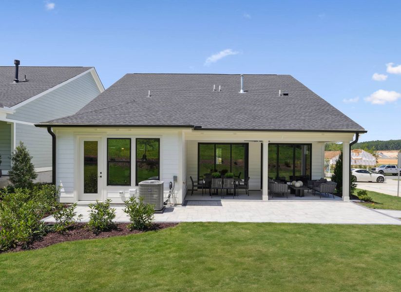 Representative exterior photo of a completed home built from the Longleaf Way by Tri Pointe Homes in The Pines Collection at Serenity, Fuquay Varina, NC (Image 16).