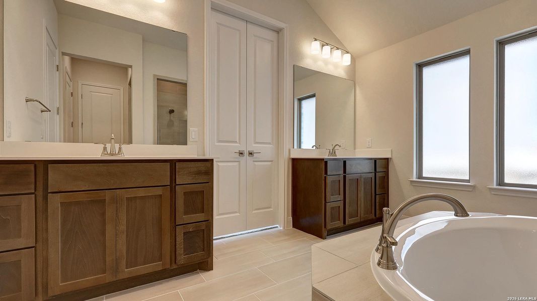 Furnished interior view inside a new home in VIDA, San Antonio (Image 9).