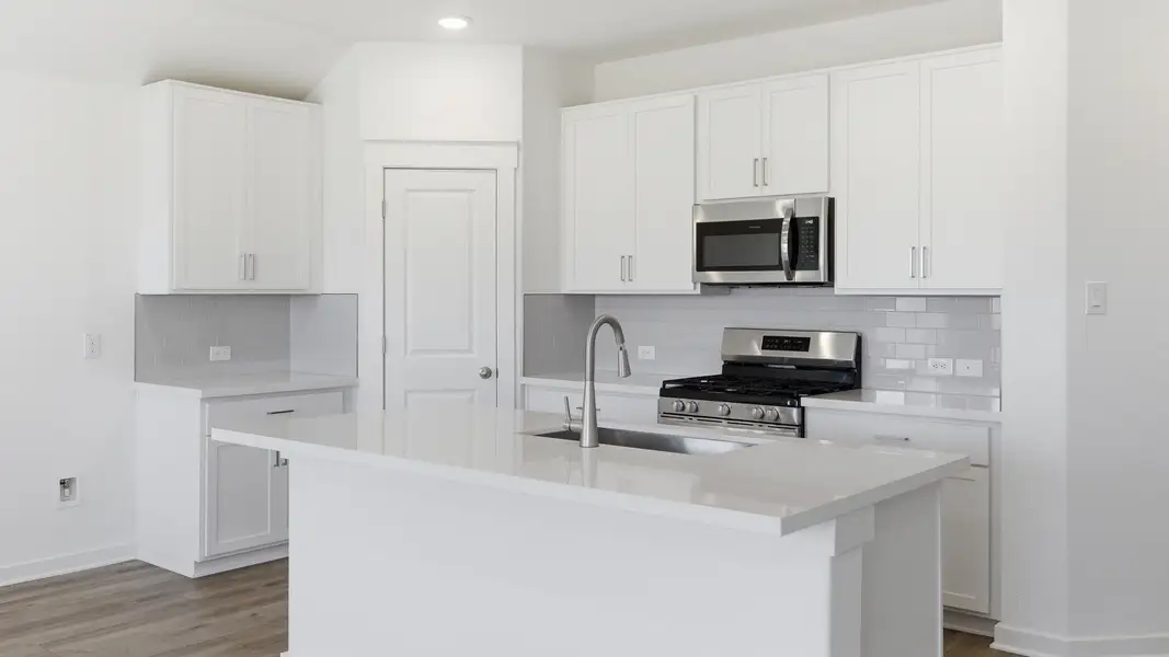 Furnished interior view inside a new home in Infinity Square, Kyle (Image 18).