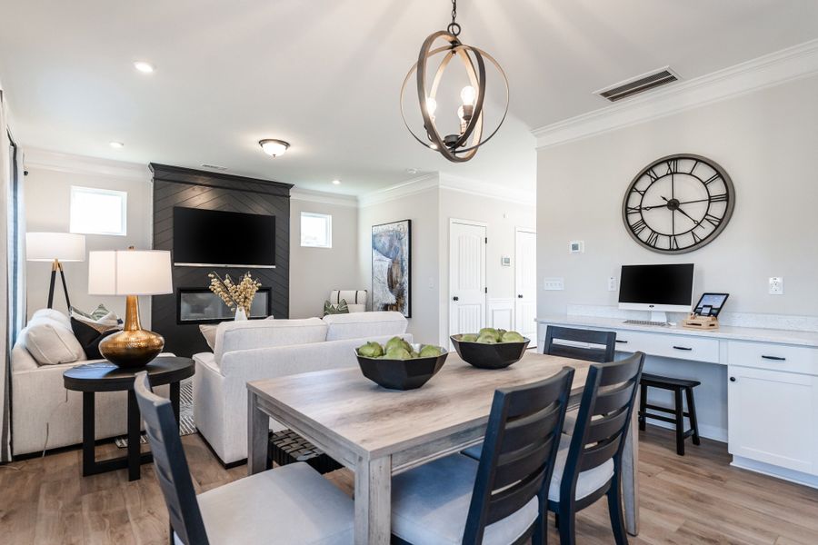 Furnished interior view inside a new home in Drake Estates, Goldsboro (Image 8).