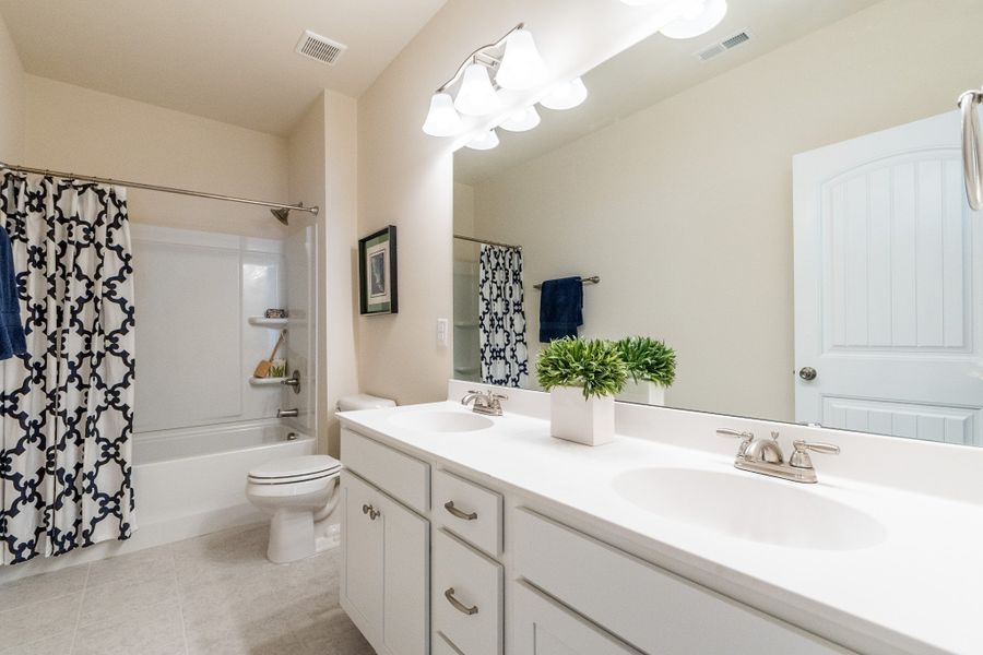 Furnished interior view inside a new home in The Oaks, Clarksville (Image 23).