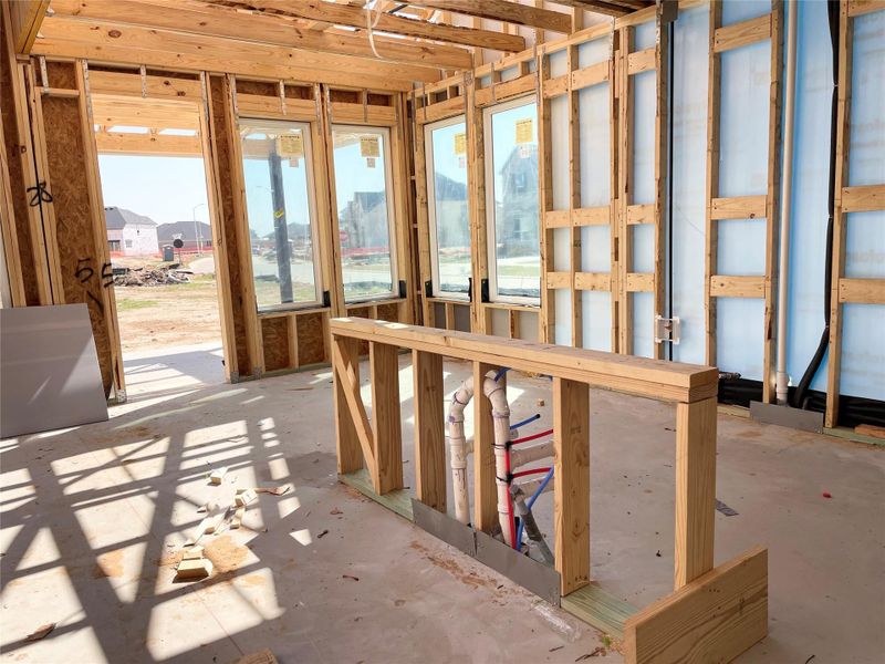 Calming Views & Added Windows in the Cozy Dining Calming Views & Added Windows in the Cozy Dining