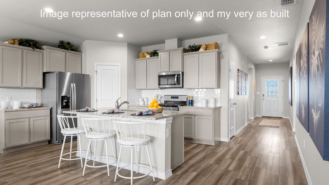 Furnished interior view inside a new home in Somerset at Sinton, Sinton (Image 4).