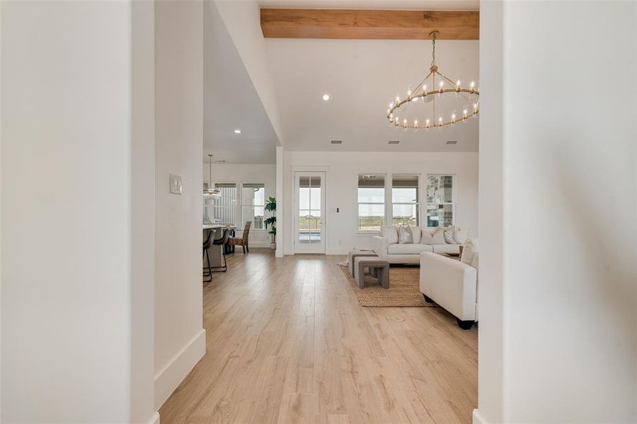 Furnished interior view inside a new home in , Rockwall (Image 8).