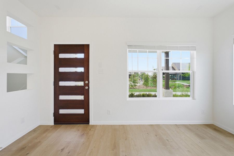 Spacious, unfurnished interior of a new home in Austin Point, Richmond (Image 21).