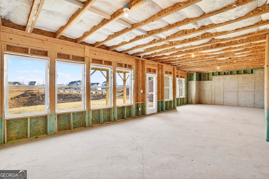 In-progress construction of a new home in The Manor at Gainesville Township, Gainesville, GA (Image 40).