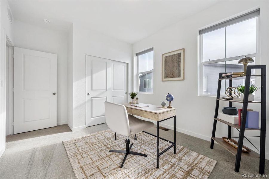 Furnished interior view inside a new home in , Lafayette (Image 12).