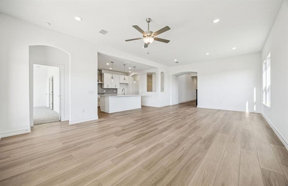 View of kitchen from gathering room View of kitchen from gathering room
