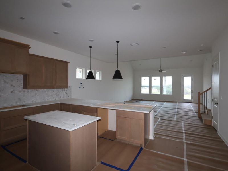 In-progress construction of a new home in Edgewood, Leander, TX (Image 5).