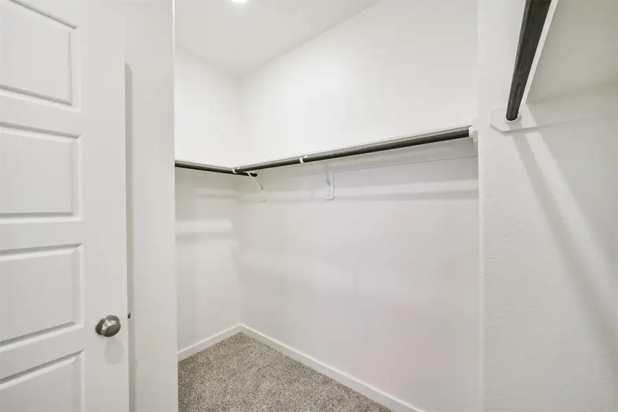 The Primary closet has many storage solutions. The Primary closet has many storage solutions.