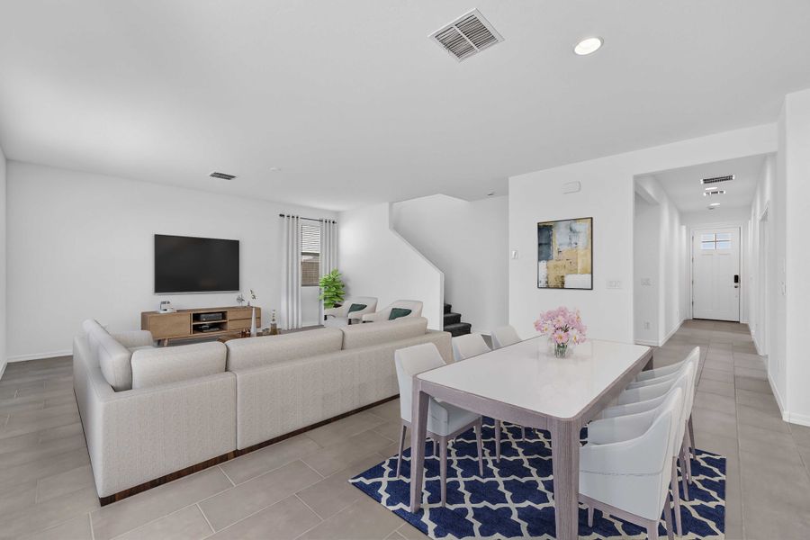 Furnished interior view inside a new home in Artisan at Asante, Surprise (Image 5).