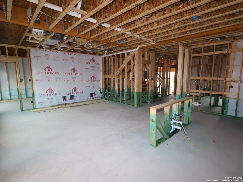 In-progress construction of a new home in Winding Brook, San Antonio, TX (Image 23).