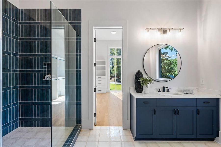 Furnished interior view inside a new home in , Marietta (Image 13).