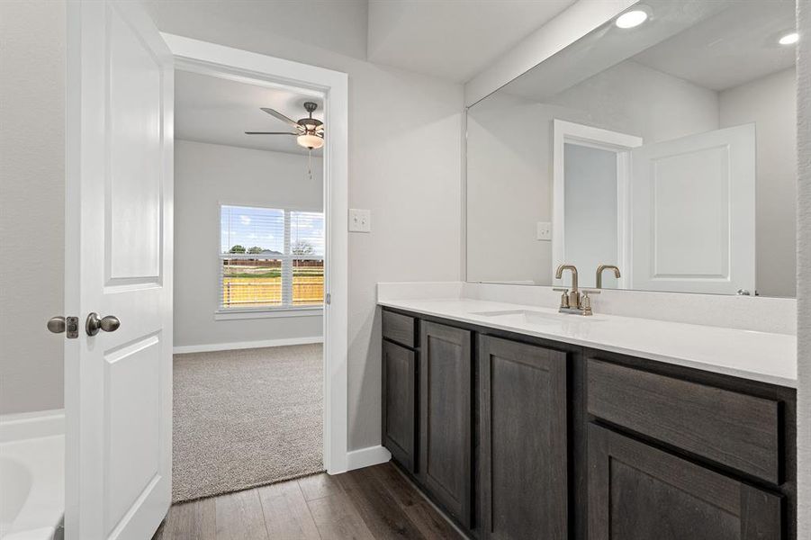 Furnished interior view inside a new home in Edmonds Ranch, Seagoville (Image 4).