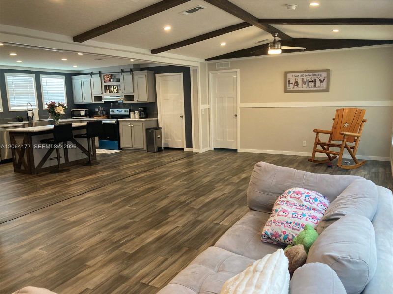 Furnished interior view inside a new home in , Clewiston (Image 8).