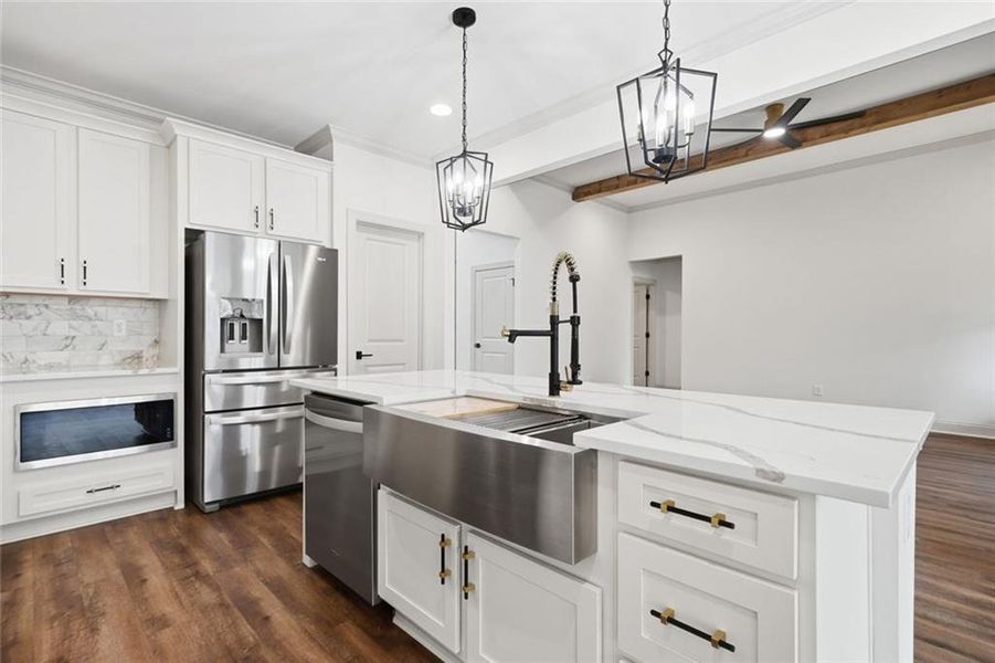 Furnished interior view inside a new home in , Dawsonville (Image 20).