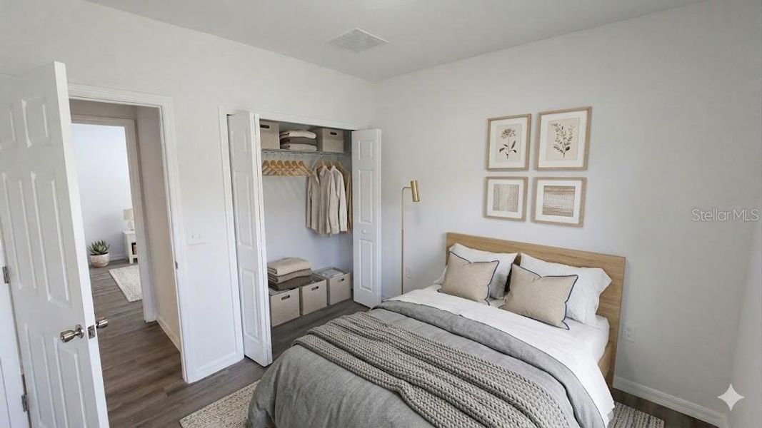 Furnished interior view inside a new home in , Kissimmee (Image 11). Furnished interior view inside a new home in , Kissimmee (Image 11).